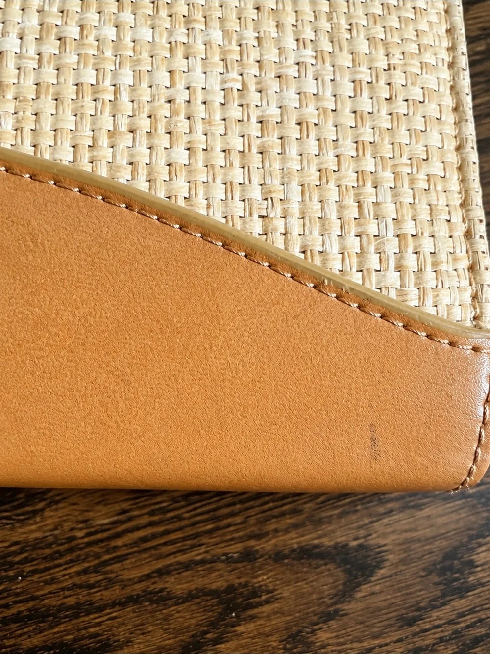 Kate Spade Straw Woven Tote EUC